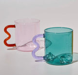 Colored Glass Cup