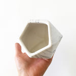 Geometric Marble Pot